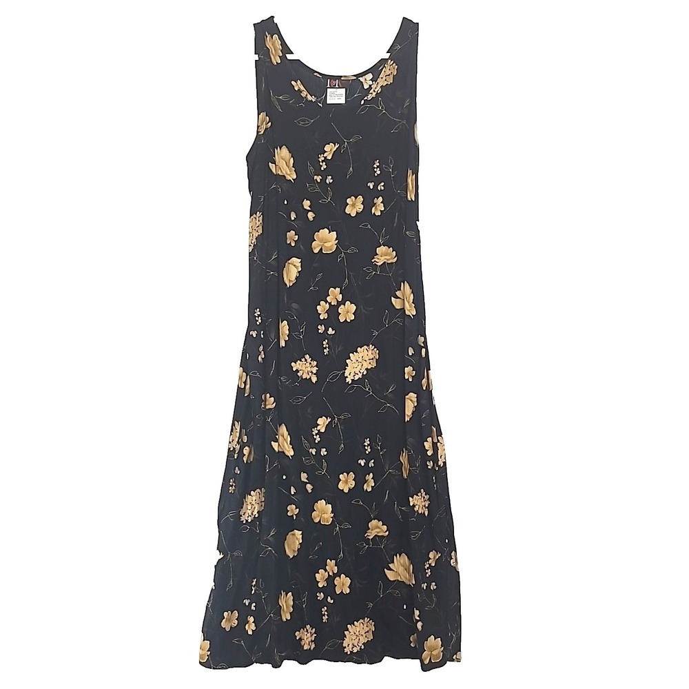 R&K Originals Maxi‎ Shift Dress Sz 16 Summer Resort Cruise Wear